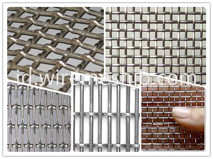 Crimped wire mining screen